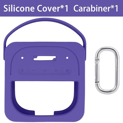 Silicone Cover for Bose SoundLink Micro 2nd Bluetooth Speaker | Scratch-resistant, Unhindered Sound, Silicone Construction, Portable Carrying Silicone Cover, Purple Silicone Cover - color: Purple Cover