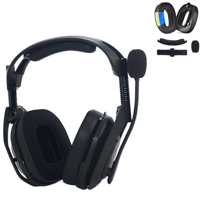 Adhiper Earpads &Headband for Astro A50 Gen 4 Gen5 A50X Headset,Cooling Gel | Mod Kit A50 Gen 4 Noise Cancelling Foam Ear Cushions,Durability Replacement Earpads,with 2 Headband,1 Pairs Earpads（Black） - color: Cooling Gel Black