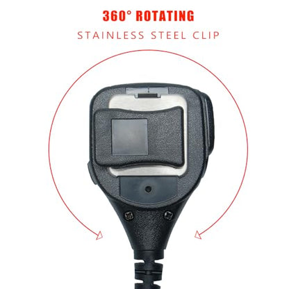 SL300 Mic with 3.5MM Police earpiece for SL7550e TLK110 SL1K Radio | Compatible with Motorola TLK100 SL3500e SL7550 SL7550e SL7580e SL7590e SL4000 SL1K SL1M