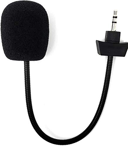 TNE Replacement 2.5mm Microphone Boom Game Mic for PDP Afterglow AG9 Legendary Collection Sound of Justice AG 9+ Armored Wireless Xbox One PS4 PlayStation 4 Nintendo Switch Gaming Headphones