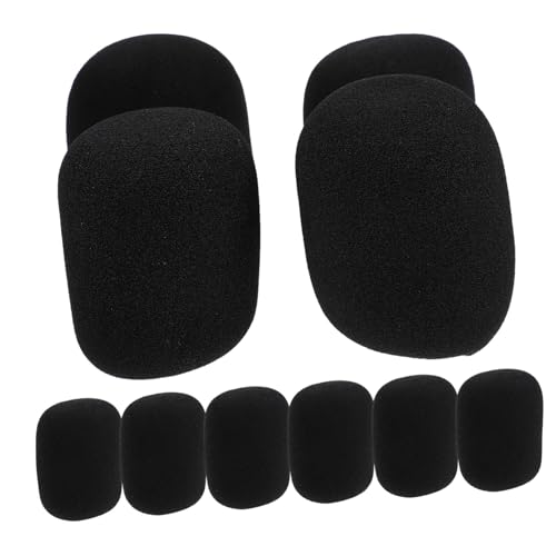 GALPADA 10pcs Microphone Covers Disposable Stage Mic Protectors Sponge Mic Covers for Conference Rooms Ktv and Interviews Enhanced and Dirt