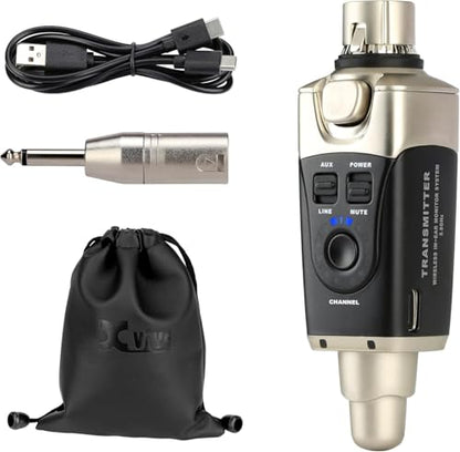 Xvive U45 Wireless in Ear Monitor System Transmitter, 5.8ghz IEM System (Transmitter Only - style: U45TX