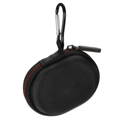 Hard Shell Waterproofing Earphone Case with Metal Carabiner, Crushproof Fabric Protections Compact Travel Design Shockproof Fabric Earbuds Storage Box - color: B
