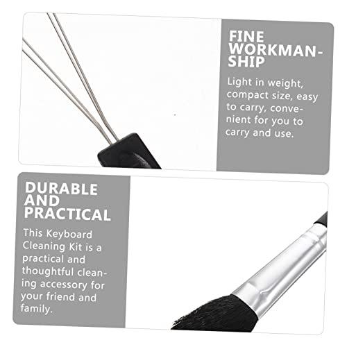 1set Keyboard Cleaning Kit Static Brush Set for Efficient Dust Removal from Mechanical Keyboards and Computers Compact and Lightweight Cleaning Tools for Home Office Use