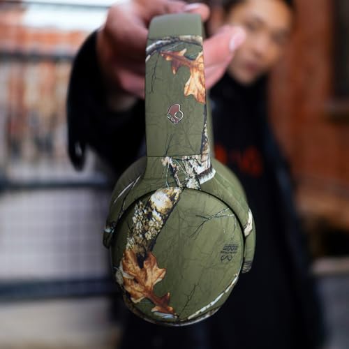 Skullcandy Crusher ANC 2 Wireless Headphones - Realtree Edge Colors Drab | Multi-Sensory Crusher Bass, Over-Ear Fit, Noise Cancelling, 60 Hours Battery, Working Out, Gym, Travel, Study, Music, Gaming - color: Realtree EDGE Drab