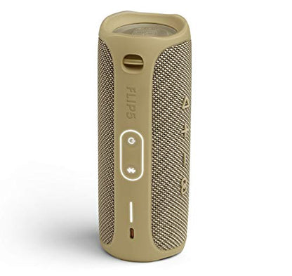 JBL FLIP 5 Waterproof Portable Bluetooth Speaker - Sand (Renewed) - color: Sand