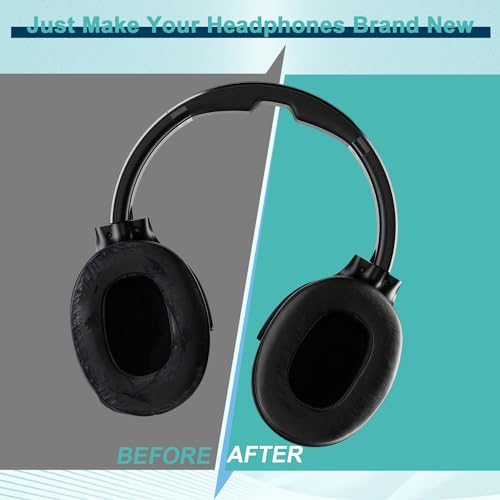 Replacement Ear Pads for Skullcandy Crusher Wireless/Evo/Hesh ANC/EVO/Crusher ANC, Headphones Ear Cushions Covers for Skullcandy Venue Wireless ANC Headset Accessories Ear Cups Repair Parts (Green) - color: Green