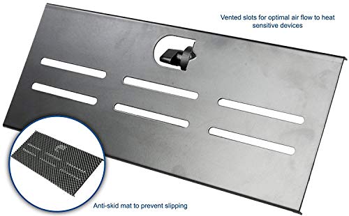 Mount Plus 05-01 2 Pack Top Shelf TV Mounting Bracket 12-inch Wide Platform | Holds Speaker, Streaming Device | Made for Apple TV and Remote (2 Pack) - color: 2 Pack