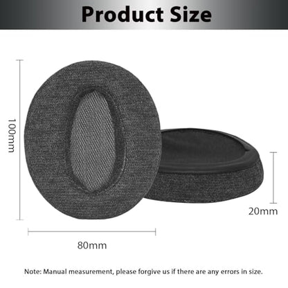 Adhiper Velour Replacement Ear Pads for Sony WH-CH720N, WH-CH710N - Black | Softer Velour Fabric & High-Density Memory Foam Earpads for Sony Headphones - color: Black-Velour Fabric