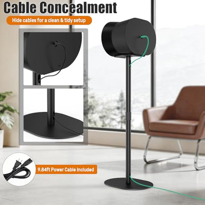 ALTSON Speaker Stand for Sonos Era 100 & Era 300, 26”-43” Height Adjustable Floor Stand, Dual-Mount Base Surround Sound Speaker Mount with Cable Management for Living Room Bedroom Office, 1 Pack - size: 1 Pack