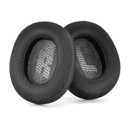 E65 Earpads for JBL Live 650BTNC 660NC E65BTNC Headphone, Replacement Headset Ear Cushion Pads with Memory Foam for 770NC Duet NC Ear Cover Earmuff, Black