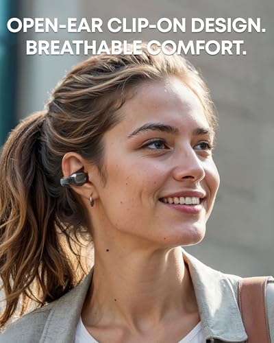 Soundcore C40i by Anker, Open-Ear Clip-On Earbuds, Clear Sound
