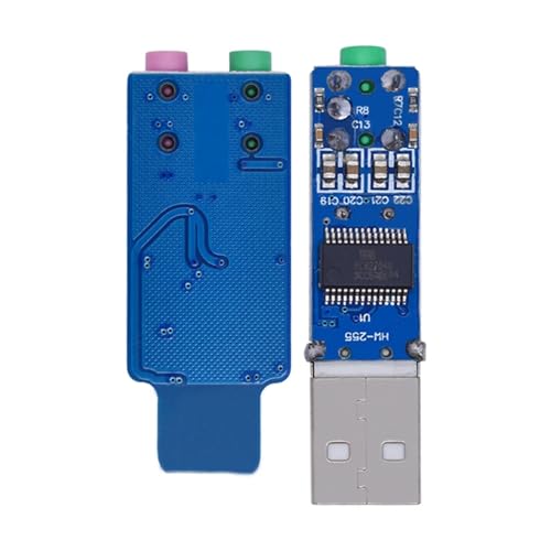 External Sound Card 5pcs 5V Mini PCM2704 CM108 USB Sound Card Power DAC Decoder Board Module for Pi 16 Bits for Windows, Mac,Desktop(CM108) - color: CM108
