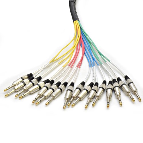 Seismic Audio - SAXT-16x20F - 16 Channel 20' XLR Female to 1/4" TRS Snake Cable - size: 20 Foot - 16 Channel