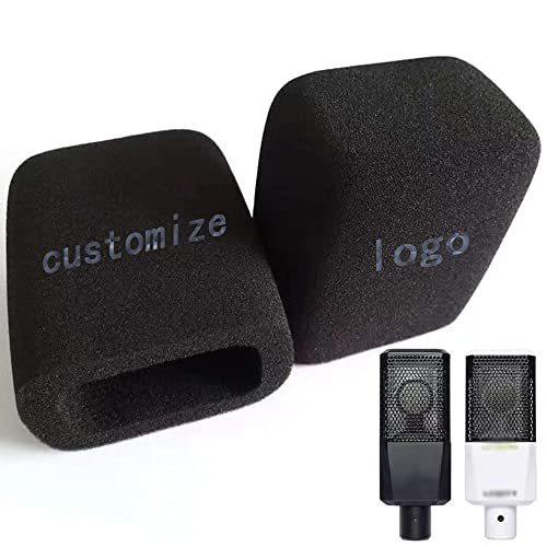 custom microphone cover Windshield foam cover microphone isolation shield Anchor Interview Headphones Windproof (rectangle) - size: rectangle