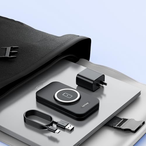 2026 Traveling Portable Wireless Mag-Safe Fast Charging Station | Magnetic 3 in 1 Charger for iPhone 17 16 15 14 13 12 Pro Max Plus,Apple Watch Series & Air pods 4 3 2 Pro-Gifts for Family - color: Black