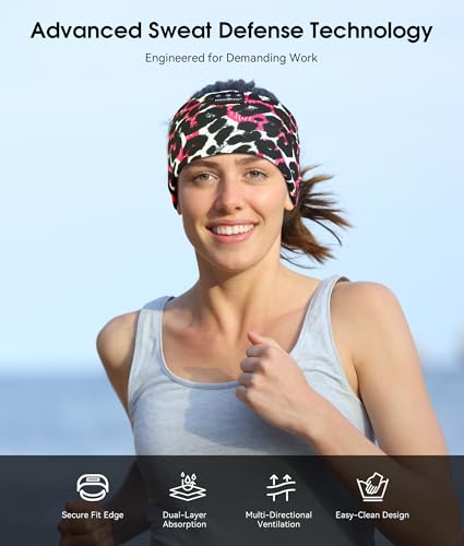 MUSICOZY Bluetooth 5.4 Sleep Headphones Headband Sports Wireless Audio | Earbuds 2 in 1 Design with Breathable Stretch Fabric, HD Stereo Sound Speakers for Workout Yoga Running, Nighttime Sleep Use - color: Black Red Lip