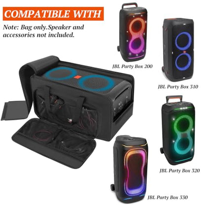 Speaker Carrying Case Compatible with JBL Party Box 310/320/330 | Portable Speaker Travel Tote Bag Fits for JBL PartyBox 310/320/330 for Outdoor - size: For JBL 200/310/320/330
