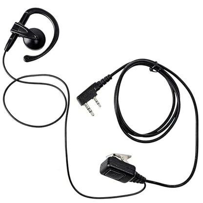 2-Pin Ear-Clip Earpiece Headset for Two Way Radio Kenwood TK3170 TK-2160 TK-220 TK-240 TK-2100 TK-3200 LT-3188 PX-3288