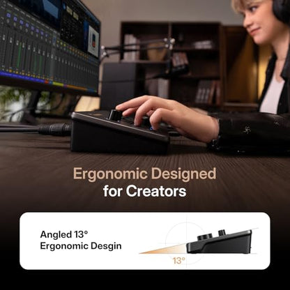 MAONO P2 Hybrid USB Audio Interface Dual XLR for PC Phone iPad Guitar | 56dB Gain, Loopback, Mute, ASIO, Routing Software Features, for Podcast, Streaming, Mobile Music Recording, Content Creation