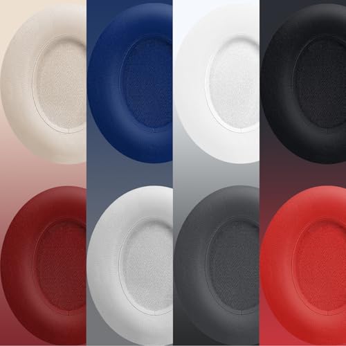 Replacement Ear Pads for Beats Studio 2 & Studio 3 Wired & Wireless Headphones, Ear Cushions, Headset Earpads, Ear Cups Cover with Soft Protein Leather-Shadow Grey - color: Shadow Grey