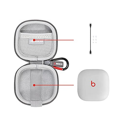 RLSOCO Carrying Case for Beats Fit Pro/Fit Pro x Kim Kardashian True Wireless Noise Cancelling Earbuds - Grey (Case Only) - color: Grey