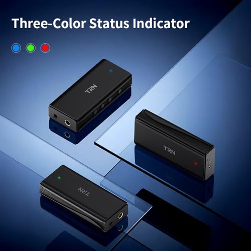 Fanmusic TRN Wave QCC3095 + Dual CS43198 Portable DAC/AMP Supports Bluetooth 6.0 Decoder Earphone Amplifier 4.4mm/3.5mm Type-C USB