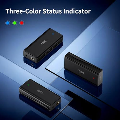 Fanmusic TRN Wave QCC3095 + Dual CS43198 Portable DAC/AMP Supports Bluetooth 6.0 Decoder Earphone Amplifier 4.4mm/3.5mm Type-C USB