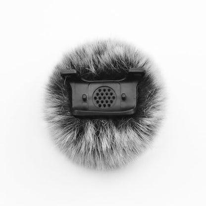 LEFXMOPHY Windscreen for DJI MIC MINI (2024) Wireless Microphone Furry Wind Muff Deadcat Cover (Not for Dji Mic 1 and 2) - color: 1pc Grey
