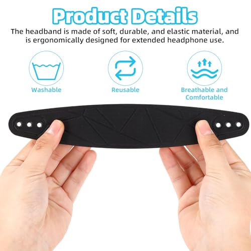 Headband Replacement for SteelSeries Arctis Nova Series Headsets (Black) - color: black