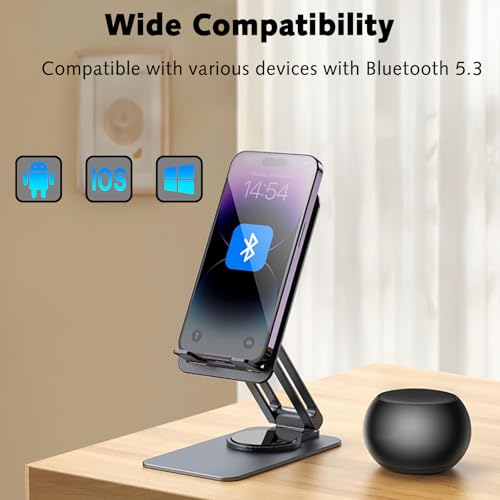 Portable Mini Bluetooth Speaker, Small Wireless Speaker Bluetooth 5.3 with Stereo Sound, Deep Bass, TWS Pairing, IP7 Waterproof, 8 Hours of Playtime, for Home/Outdoor/Party/Travel/Gift Ideas