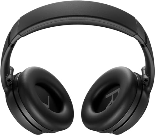 Bose QuietComfort Headphones Bundle with Fast Charger - Wireless Bluetooth Over-Ear Noise Cancelling Headphones with Mic, USB-C Charging, Deep Bass, Up to 24 Hours Playtime (Black) - color: Black