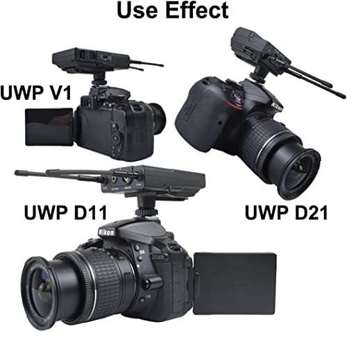 Hot Shoe Adapter and Extra Back Wire Clip, Camera Hot Shoe Mounts with 1/4"-20 Thread for Sony, Saramonic, Boya Wireless Microphone Fixed to DSLR Camera, Video Camera Hot Shoe Mount Adapter