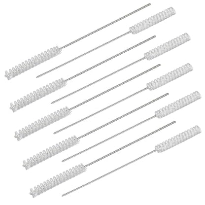 Grevosea 10 Pcs Hearing Aid Cleaning Tools, Hearing Aid Cleaning Brush Accessories and Supplies Tube Cleaning Brush for Earbuds Headphones Small Holes Cleaner