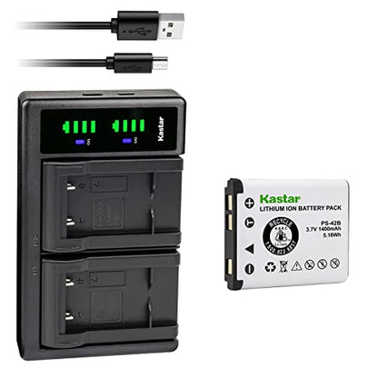 Kastar 1-Pack Battery and LTD2 USB Charger Compatible with Steelseries Arctis Nova Pro Wireless Headset, Arctis Nova Pro Wireless Headset for Xbox, Arctis Nova Pro Wireless Headset for PlayStation - size: 1 Charger + 1 Battery