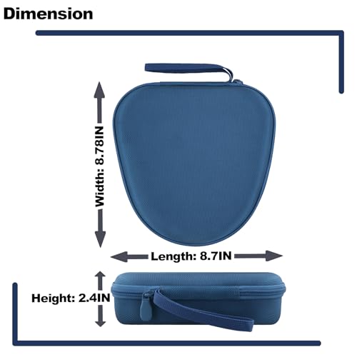 Hard Case for JBL Tune 720BT 520BT 770NC 670NC 510BT, Dark Blue | Travel Case Compatible with JBL Live 770NC 780NC 680NC 670NC Headphones. Hard EVA Shell with Soft Velvet Lining. Case Only - color: Dark Blue Case