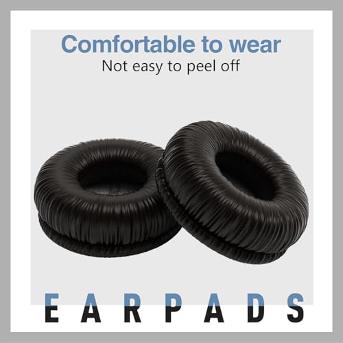 Replacement Ear Pads for JBL Tune 510BT/520BT/570BT/660NC Headphones, Black | Compatible with JBL Live 460NC/670NC,JBL Junior JR 320 320BT/310BT/300BT, Sony WH-CH520/MDR-ZX110 and More Headphones