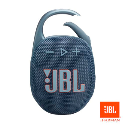 JBL Clip 5 - Ultra-Portable, Waterproof & Dustproof Bluetooth Speaker, Big JBL Pro Sound with Punchy bass, Integrated Carabiner, Up to 12 Hours of Play, Made in Part with Recycled Materials (Blue) - color: Blue