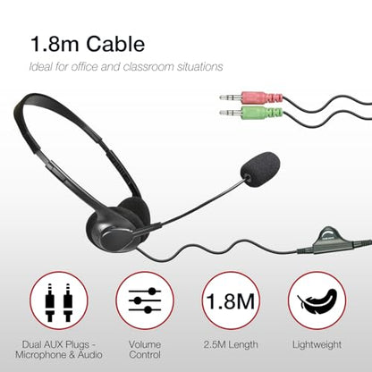 Light Weight Headset with Microphone