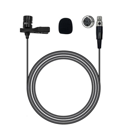 Lavalier Lapel Microphone Compatible with Shure KCX, PGX, BLX, SLX, GLX, ULX, QLX, FP, L1, LX1, SC1, U1, UC1, UT1, T1 Wireless Transmitter Unidirectional Condenser Mic (Mini XLR TA4F 4 Pin Plug) - size: Mini XLR TA4F 4 Pin Plug (Shure)