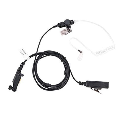 PD602 Acoustic Tube Earpiece Headset Compatible with Hytera PD600 PD662 PD682 X1p X1e Walkie Talkie Radio