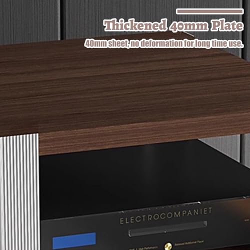 Audio Rack Cabinet/Av Media Audio Component Stand, Low Profile Audio Video Shelving for Cd Players, Av Component Stand Audio-Video Tower(Large) - size: Large