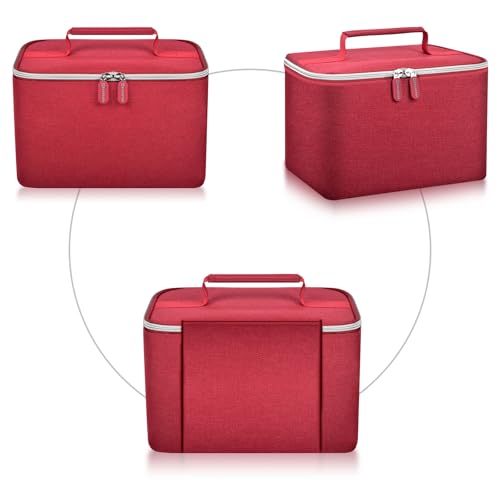 Hand Mixer Storage Case for KitchenAid 5, 6, 7 and 9 Speed Mixers - color: RED