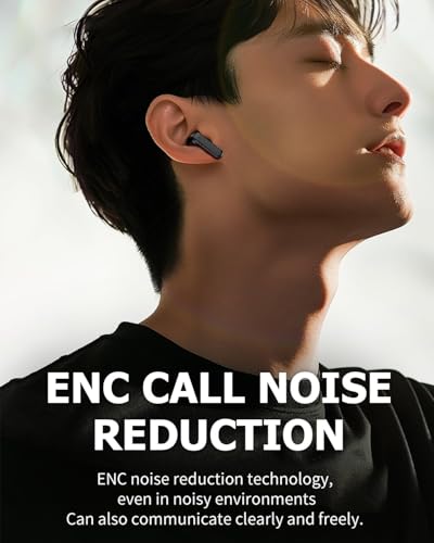 Wireless Touchscreen TWS True Wireless Bluetooth ANC Active Noise Cancelling Earbuds with Smart Touch Screen Case - Blue Tooth Earphones for iPhone Android In Ear Headphones - color: Beige, style: Normal
