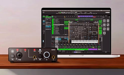 Yamaha 2-in/2-out USB-C Audio Interface with 24-bit/192kHz Support, 1 Combo/1 TRS inputs, Direct Monitoring, Loopback, and Steinberg Software Suite, White UR12MK3 W - color: White, style: UR12MK3