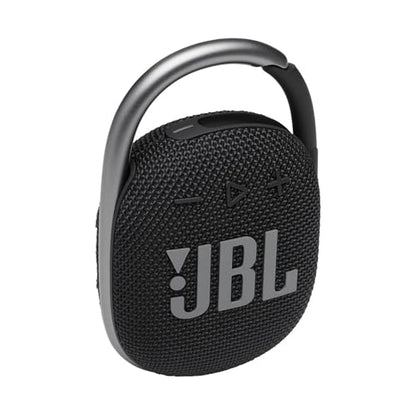 JBL Clip 4 - Portable Mini Bluetooth Speaker, big audio and punchy bass, integrated carabiner, IP67 waterproof and dustproof, 10 hours of playtime, speaker for home, outdoor and travel (Black) - color: Black