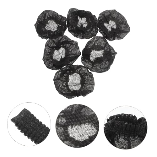 Disposable Microphone Covers Black 200pcs with Elastic Band