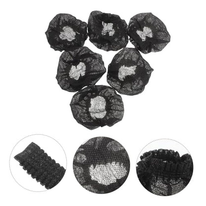 Disposable Microphone Covers Black 200pcs with Elastic Band