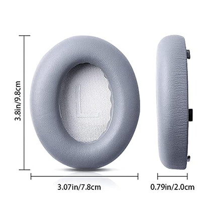 HUYUN Protein Leather Ear Pads Replacement for Bose Headphones 700, NCH700, NC700 Headphones Earpads, Headset Ear Cushion Repair Parts (Silver Gray) - color: Silver Gray