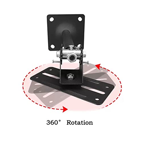 Entertainment Center Shelves Speaker Bracket Lengthened and Thickened Speaker Wall Mount Professional Stage Audio Hanger Surround Wall Support Bracket Suitable for DVD Players, Cable Boxes